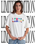LGBTQ plus pride flags shirt Unisex T-shirt, Sweatshirt, Hoodie, Long Sleeve Tee - T-Shirt, Sweatshirt, Hoodie