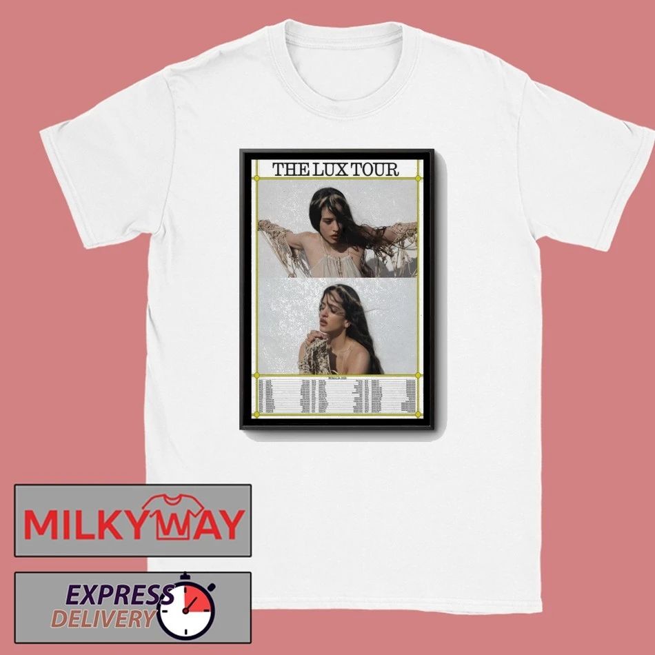 Rosala LUX Tour 2026 Poster shirt Unisex T-shirt, Sweatshirt, Hoodie, Long Sleeve Tee - T-Shirt, Sweatshirt, Hoodie