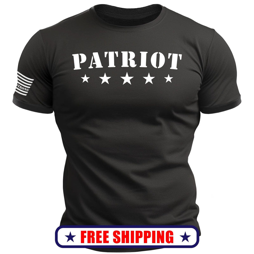 PATRIOT T-Shirt - with USA 250 Sleeve Flag - america 1776 2a S-2X 4 COLORS Unisex T-shirt, Sweatshirt, Hoodie, Long Sleeve Tee - T-Shirt, Sweatshirt, Hoodie
