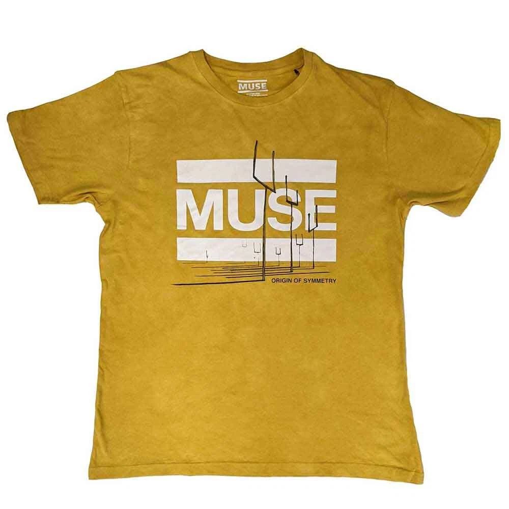 Muse Origin of Symmetry T-Shirt Orange, Yellow New Unisex T-shirt, Sweatshirt, Hoodie, Long Sleeve Tee - T-Shirt, Sweatshirt, Hoodie