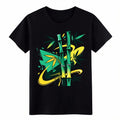 Urban Street Art Bamboo Print T-Shirt, Modern Graffiti Bamboo Graphic Cotton Tee Unisex T-shirt, Sweatshirt, Hoodie, Long Sleeve Tee - T-Shirt, Sweatshirt, Hoodie