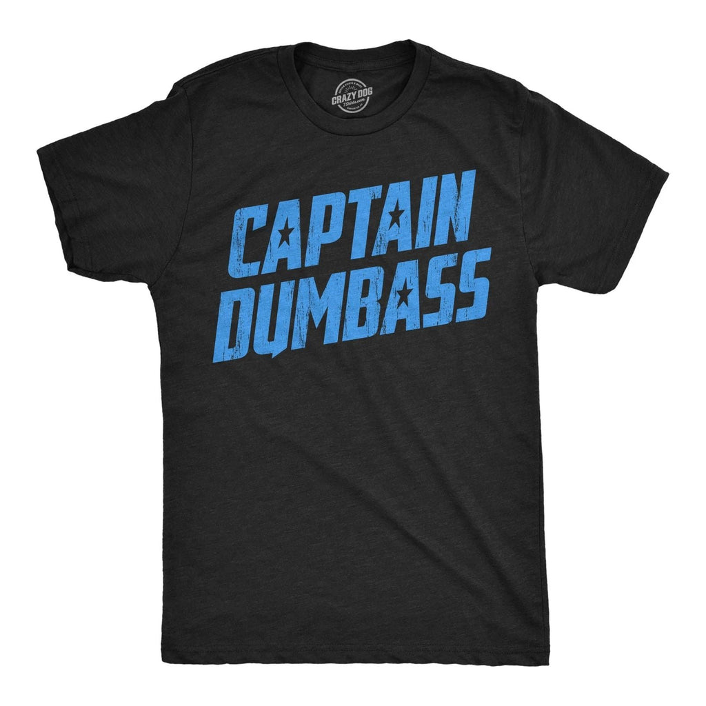 Mens Funny T Shirts Captain Dumbass Sarcastic Graphic Novelty Tee for Men Unisex T-shirt, Sweatshirt, Hoodie, Long Sleeve Tee - T-Shirt, Sweatshirt, Hoodie