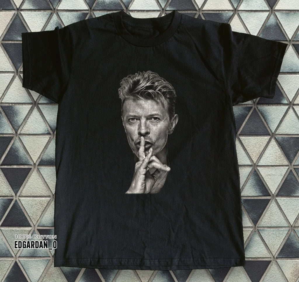 David Bowie Art Rock Black Unisex T-shirt Size S-5XL Unisex T-shirt, Sweatshirt, Hoodie, Long Sleeve Tee - T-Shirt, Sweatshirt, Hoodie