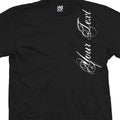Custom Distressed Script VERT T-Shirt | Grunge Tattoo Personalized Logo Design Unisex T-shirt, Sweatshirt, Hoodie, Long Sleeve Tee - T-Shirt, Sweatshirt, Hoodie