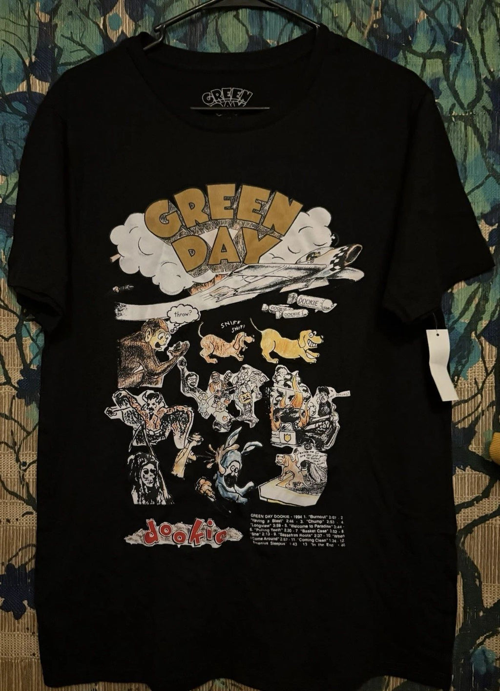 Green Day Dookie Band T-Shirt Men's Size Medium Black Unisex T-shirt, Sweatshirt, Hoodie, Long Sleeve Tee - T-Shirt, Sweatshirt, Hoodie