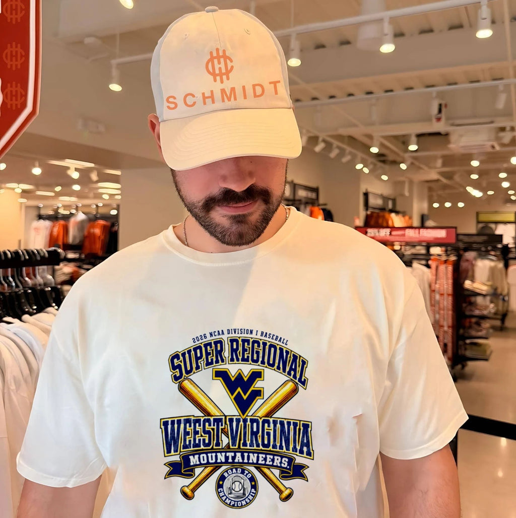 West Virginia Mountaineers Champion 2026 NCAA Division I Baseball Super Regionals shirt Unisex T-shirt, Sweatshirt, Hoodie, Long Sleeve Tee - T-Shirt, Sweatshirt, Hoodie