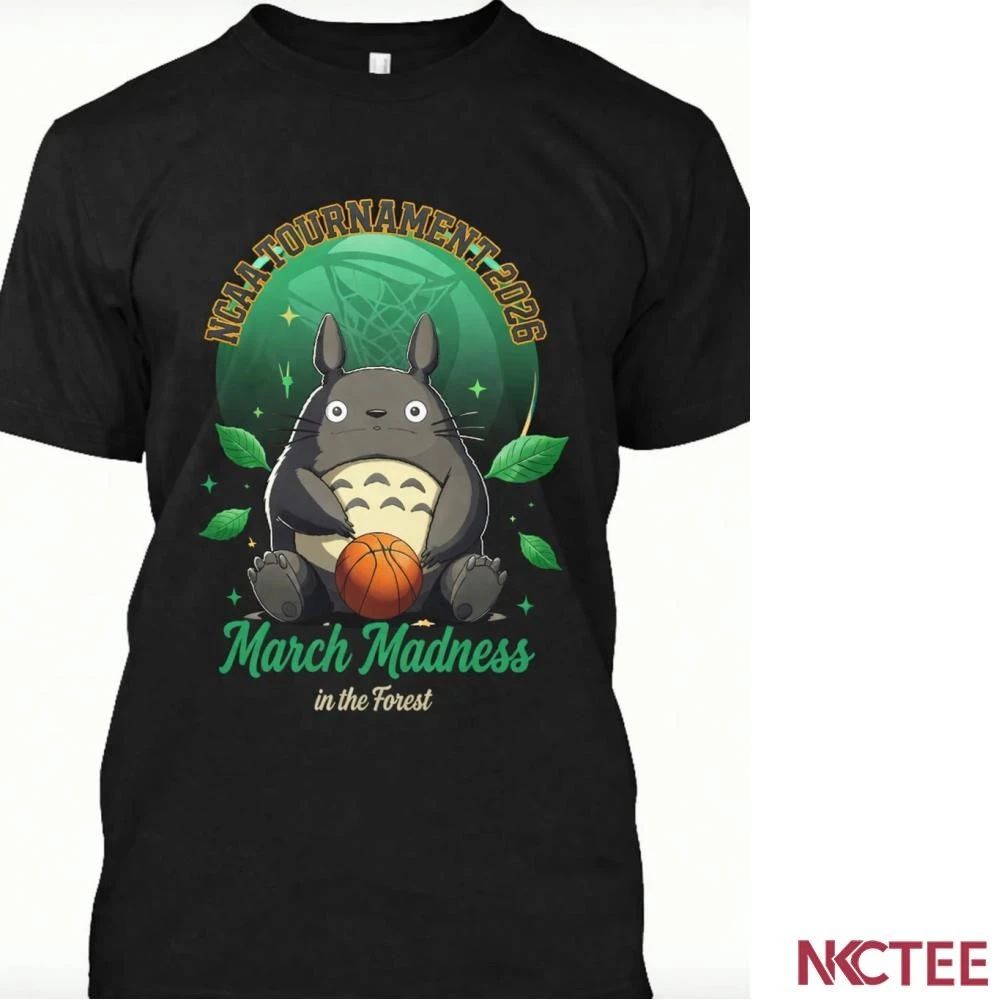 NKCtees 2026 NCAA Tournament basketball Totoro shirt Unisex T-shirt, Sweatshirt, Hoodie, Long Sleeve Tee - T-Shirt, Sweatshirt, Hoodie