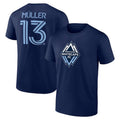 Vancouver Whitecaps FC Thomas Mullerr Fanatics Deep Blue Name & Number T-Shirt Unisex T-shirt, Sweatshirt, Hoodie, Long Sleeve Tee - T-Shirt, Sweatshirt, Hoodie