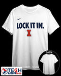 Lock it in Illinois Fighting Illini 2026 On-Court Bench shirt Unisex T-shirt, Sweatshirt, Hoodie, Long Sleeve Tee - T-Shirt, Sweatshirt, Hoodie