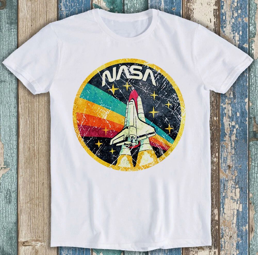 NASA T Shirt Distressed Logo Space Agency Vintage Tee M23 Unisex T-shirt, Sweatshirt, Hoodie, Long Sleeve Tee - T-Shirt, Sweatshirt, Hoodie