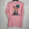 Hurley men's Everyday Stork Palms Short Sleeve T-Shirt in Lollipop Heather, XL Unisex T-shirt, Sweatshirt, Hoodie, Long Sleeve Tee - T-Shirt, Sweatshirt, Hoodie