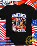 America runs on oil Trump and Diddy graphic shirt Unisex T-shirt, Sweatshirt, Hoodie, Long Sleeve Tee - T-Shirt, Sweatshirt, Hoodie