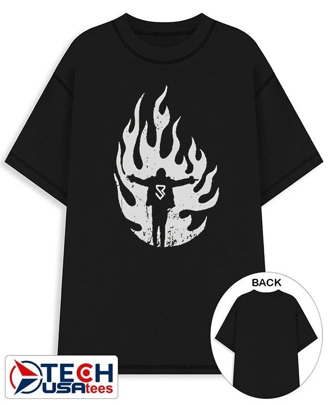 Seth Rollins flames shirt Unisex T-shirt, Sweatshirt, Hoodie, Long Sleeve Tee - T-Shirt, Sweatshirt, Hoodie
