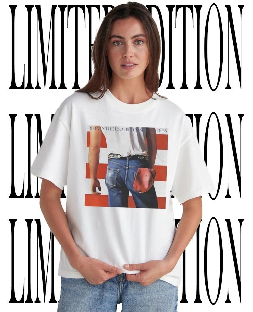 Taehyung wearing born in the USA Bruce Springsteen shirt Unisex T-shirt, Sweatshirt, Hoodie, Long Sleeve Tee - T-Shirt, Sweatshirt, Hoodie