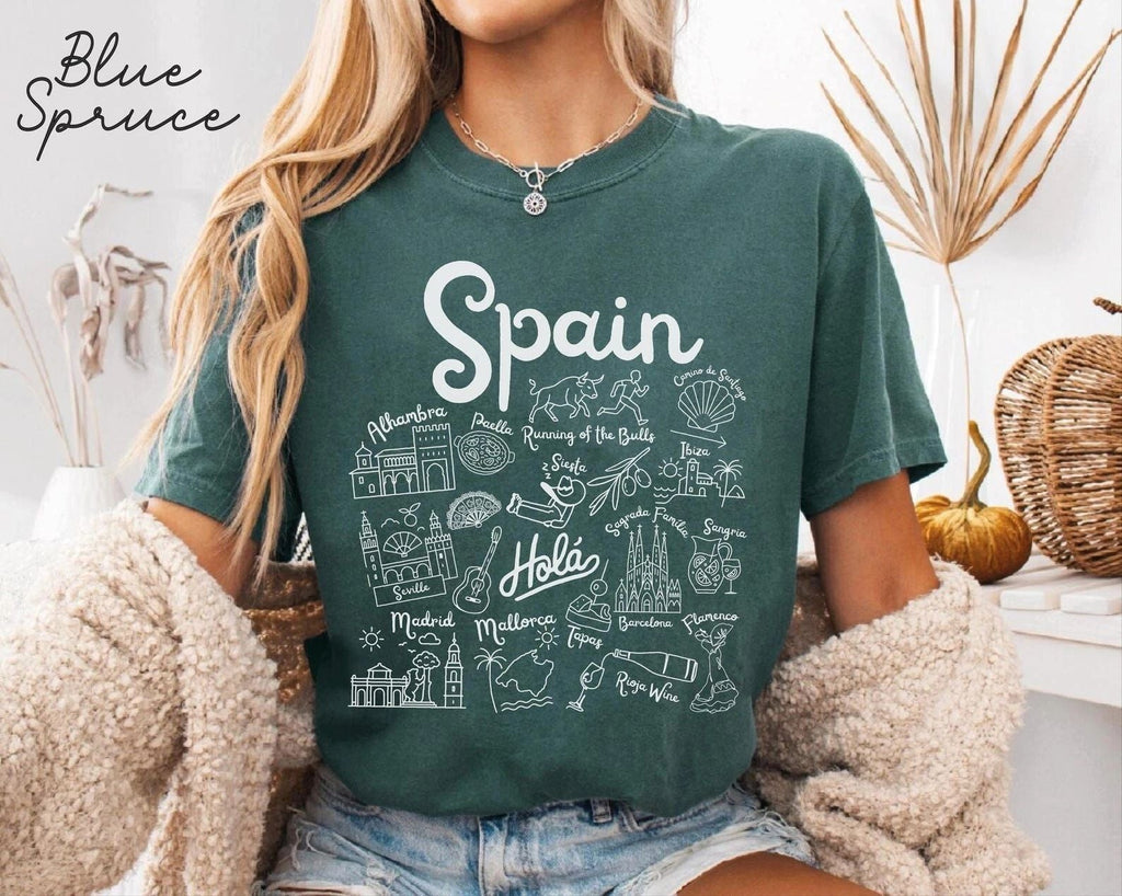 Spain Mass Shirt Gift Travel Spain Trip Lover Souvenir Tee Unisex T-shirt, Sweatshirt, Hoodie, Long Sleeve Tee - T-Shirt, Sweatshirt, Hoodie