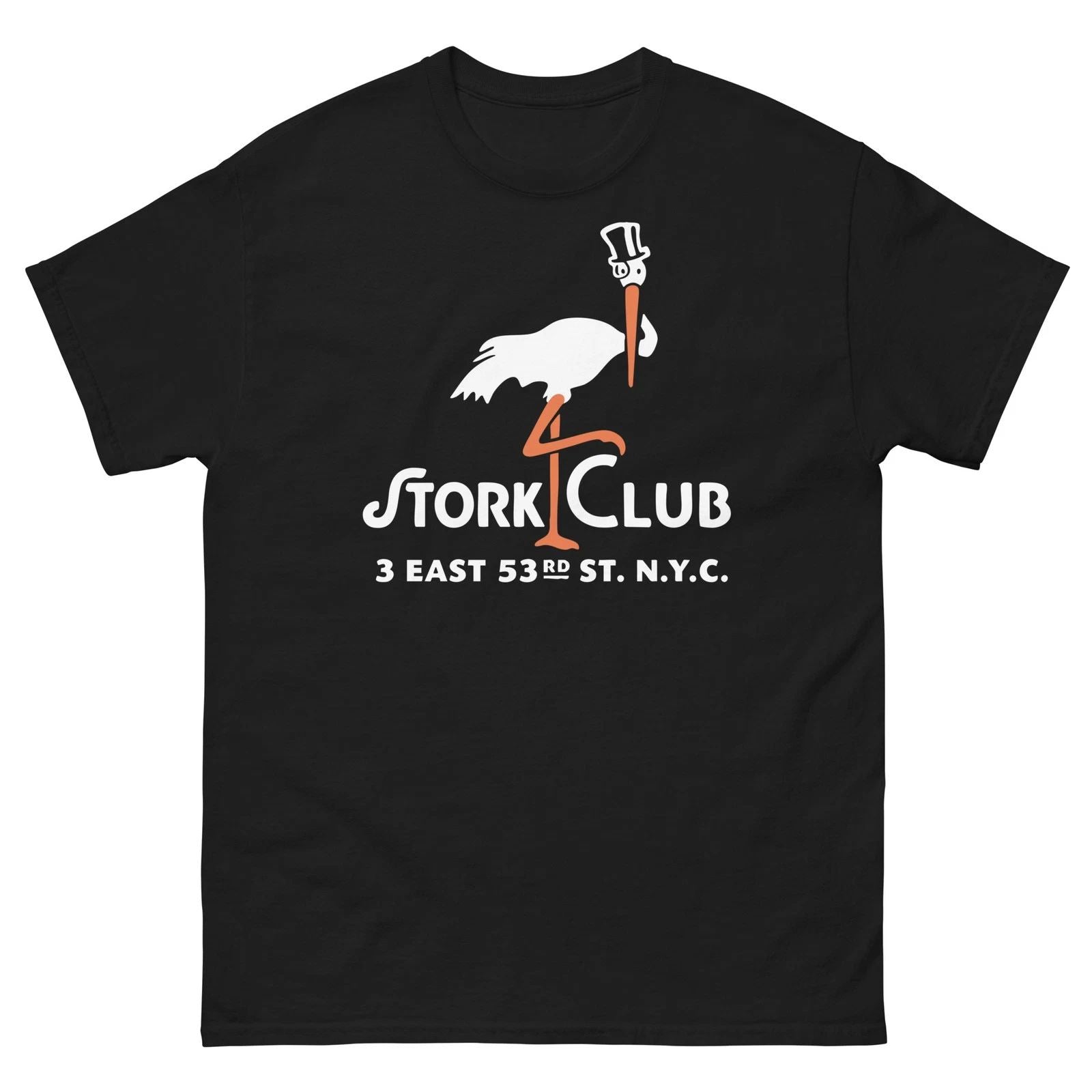 Stork Club NYC Black Graphic T Shirt Unisex classic tee Unisex T-shirt, Sweatshirt, Hoodie, Long Sleeve Tee - T-Shirt, Sweatshirt, Hoodie