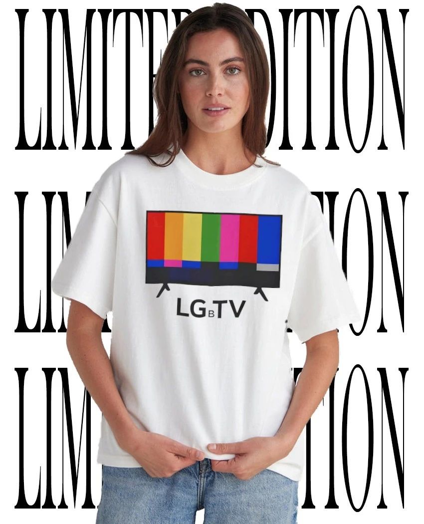 LGBT TV color bars retro tee Unisex T-shirt, Sweatshirt, Hoodie, Long Sleeve Tee - T-Shirt, Sweatshirt, Hoodie