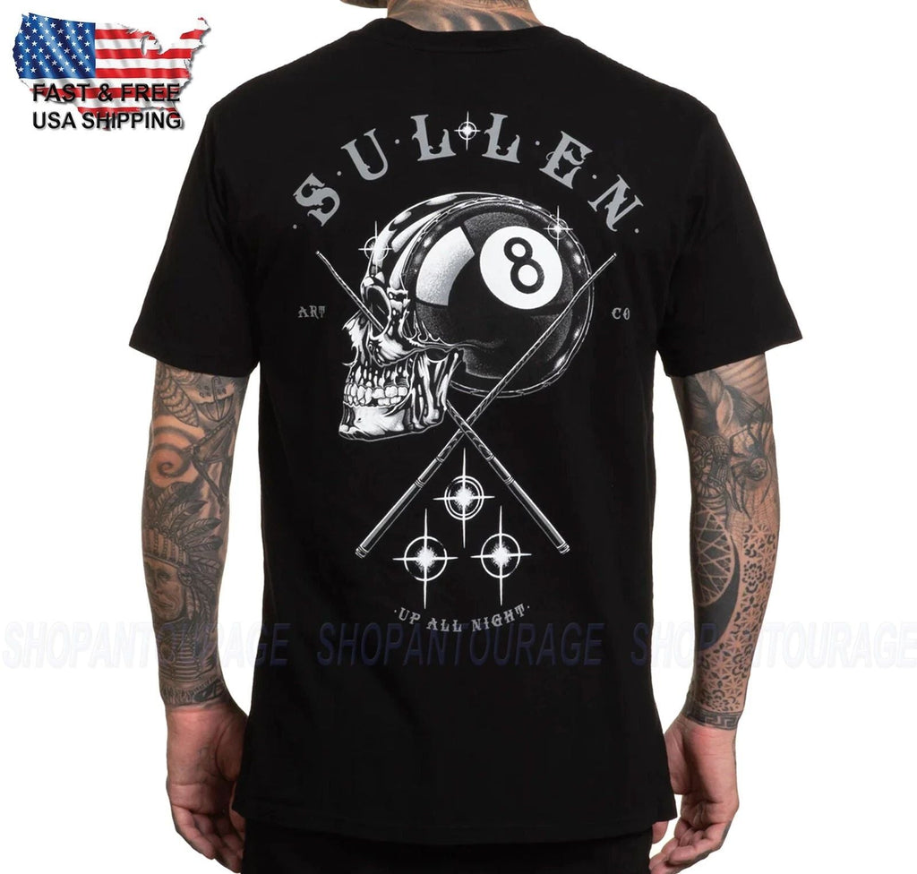 Sullen Art Collective Eightball Premium Fit SCM7085 T-Shirt for Men Unisex T-shirt, Sweatshirt, Hoodie, Long Sleeve Tee - T-Shirt, Sweatshirt, Hoodie