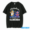 October Chicago Cubs 2025 Postseason Cinched Tshirts Sweater Unisex T-shirt, Sweatshirt, Hoodie, Long Sleeve Tee - T-Shirt, Sweatshirt, Hoodie
