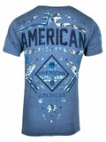 AMERICAN FIGHTER Men's T-Shirt MCCORMICK Athletic Biker MMA Blue Unisex T-shirt, Sweatshirt, Hoodie, Long Sleeve Tee - T-Shirt, Sweatshirt, Hoodie