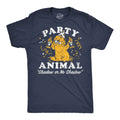 Mens Funny T Shirts Party Animal Sarcastic Partying Graphic Novelty Tee for Men Unisex T-shirt, Sweatshirt, Hoodie, Long Sleeve Tee - T-Shirt, Sweatshirt, Hoodie