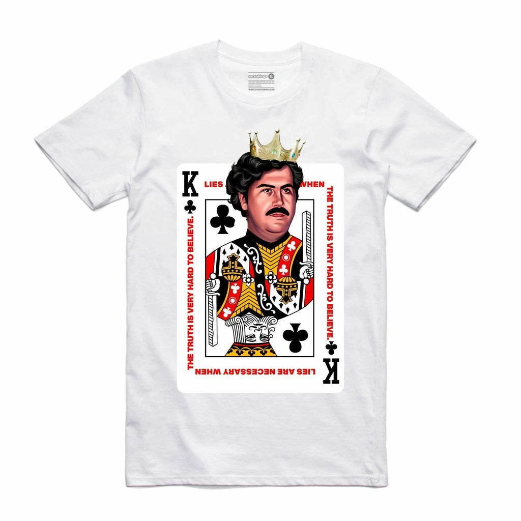 BRAND NEW Streetwear on Demand PABLO DECK OF CARDS WHITE Tee Shirt SMALL-3XLARGE Unisex T-shirt, Sweatshirt, Hoodie, Long Sleeve Tee - T-Shirt, Sweatshirt, Hoodie