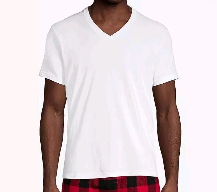 Lands End Mens V-neck Plain White T Size Medium 3 Pack Unisex T-shirt, Sweatshirt, Hoodie, Long Sleeve Tee - T-Shirt, Sweatshirt, Hoodie