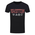 Led Zeppelin T-Shirt Logos & Symbols Rock Band New Black Official Unisex T-shirt, Sweatshirt, Hoodie, Long Sleeve Tee - T-Shirt, Sweatshirt, Hoodie