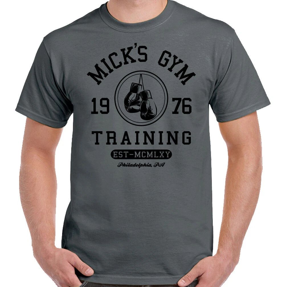 Mick's Gym T-Shirt Rocky Mens Funny Movie Balboa Boxing Boxer MMA Training Top Unisex T-shirt, Sweatshirt, Hoodie, Long Sleeve Tee - T-Shirt, Sweatshirt, Hoodie