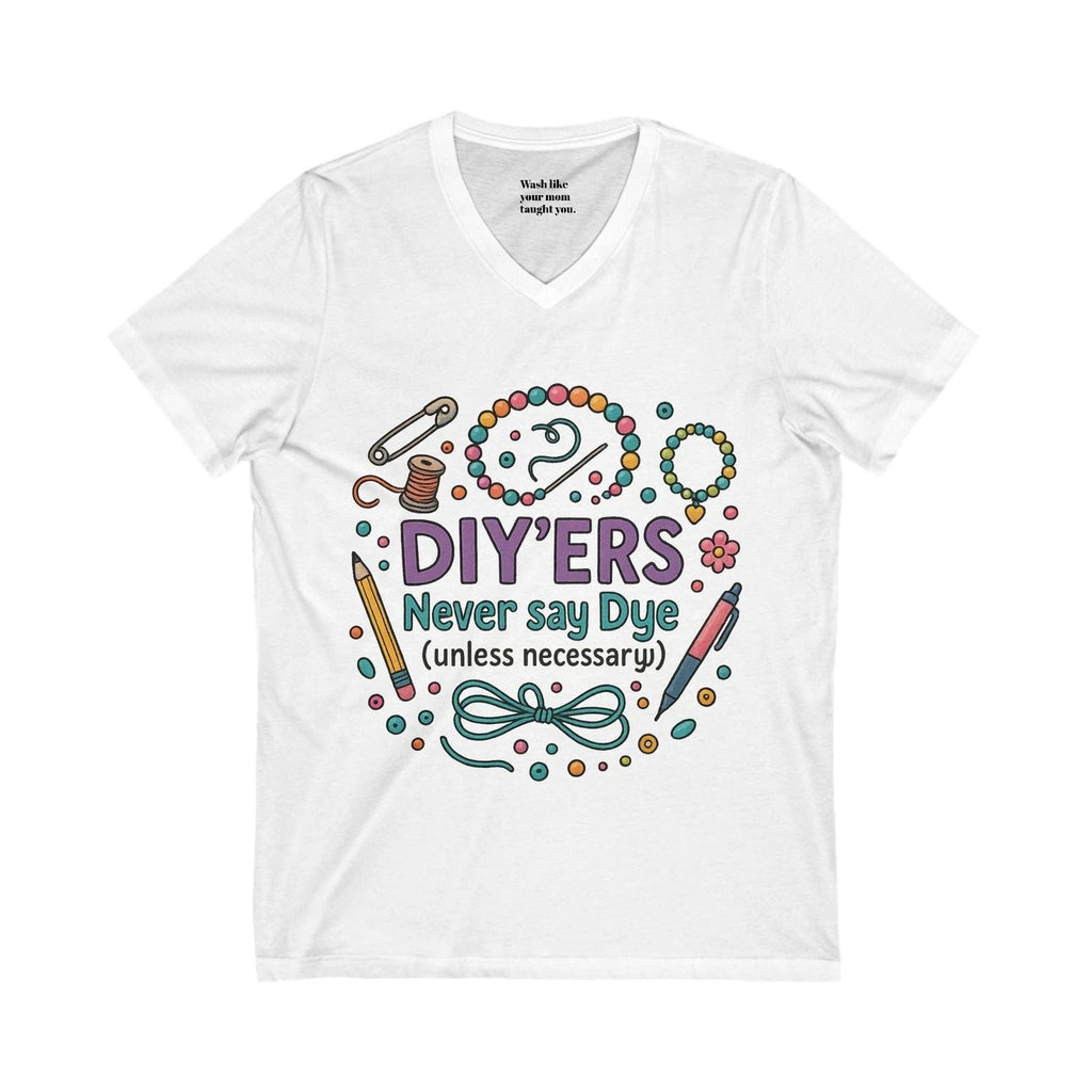 DIY Spirit V-Neck Tee | Creative Gift, Crafting Shirt, DIY Enthusiast [...] Unisex T-shirt, Sweatshirt, Hoodie, Long Sleeve Tee - T-Shirt, Sweatshirt, Hoodie