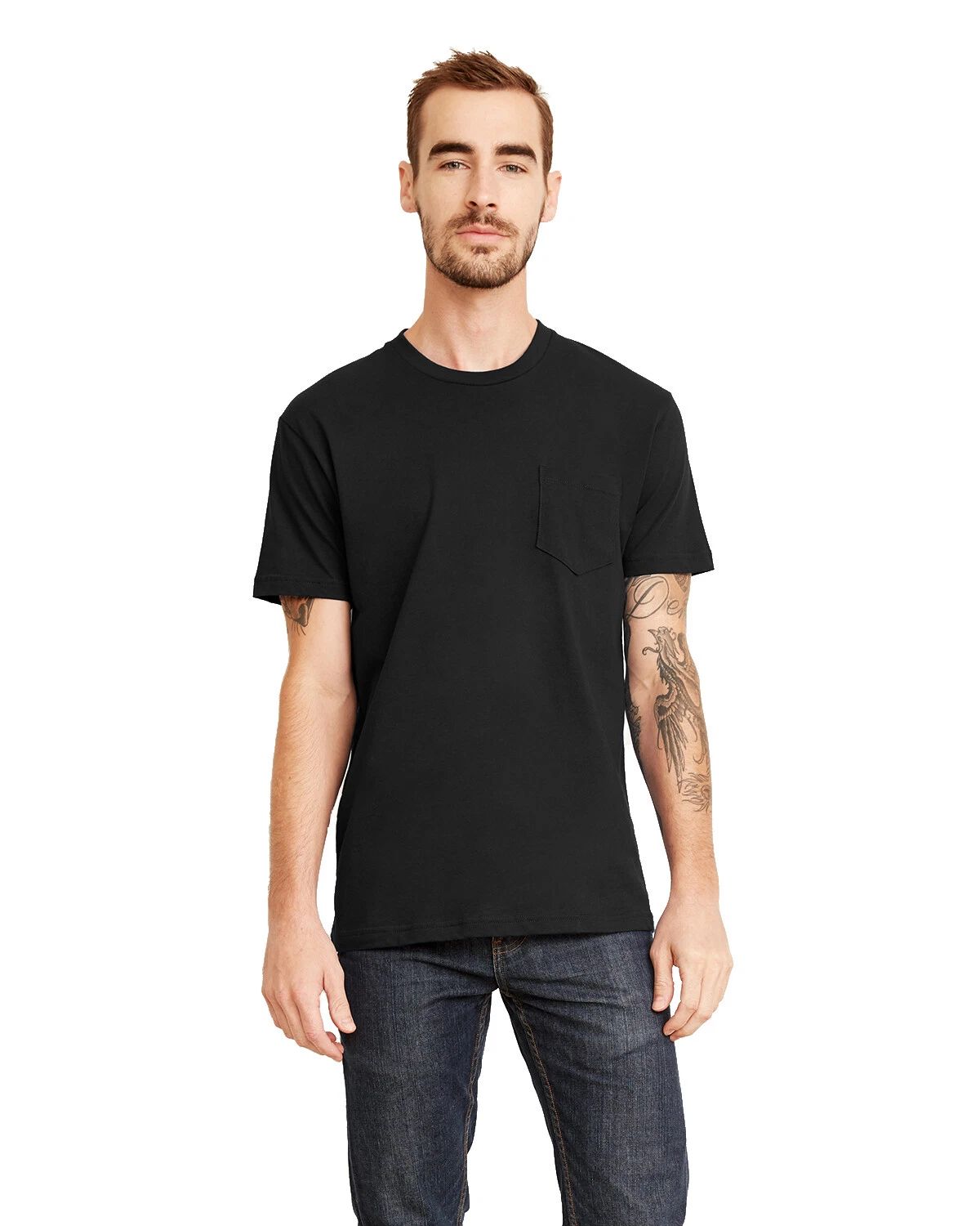 Next Level Apparel Unisex Ring-spun Cotton Pocket Crew Neck T-Shirt 3605 XS-3XL Unisex T-shirt, Sweatshirt, Hoodie, Long Sleeve Tee - T-Shirt, Sweatshirt, Hoodie