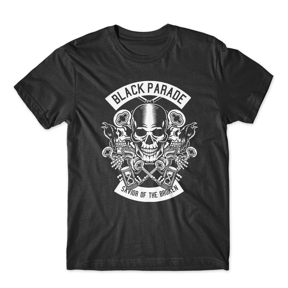 Black Parade T-Shirt 100% Cotton Premium Tee New Unisex T-shirt, Sweatshirt, Hoodie, Long Sleeve Tee - T-Shirt, Sweatshirt, Hoodie