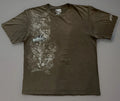 vintage Y2K Surf-wear quicksilver t shirt With Sick Skull Design. Brown, Size XL Unisex T-shirt, Sweatshirt, Hoodie, Long Sleeve Tee - T-Shirt, Sweatshirt, Hoodie