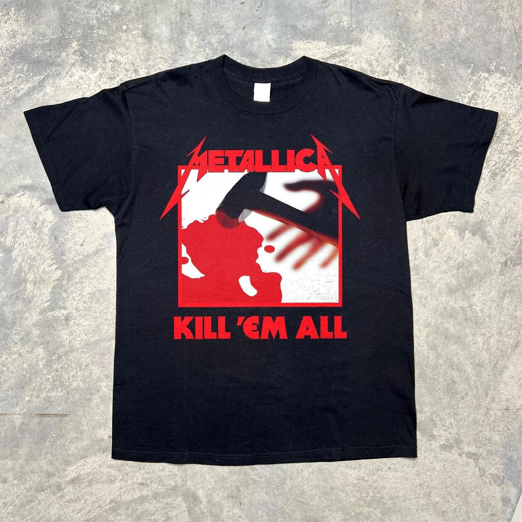 Metallica Kill Em All Album Heavy Metal Band Black T-shirt Size S-5XL Unisex T-shirt, Sweatshirt, Hoodie, Long Sleeve Tee - T-Shirt, Sweatshirt, Hoodie