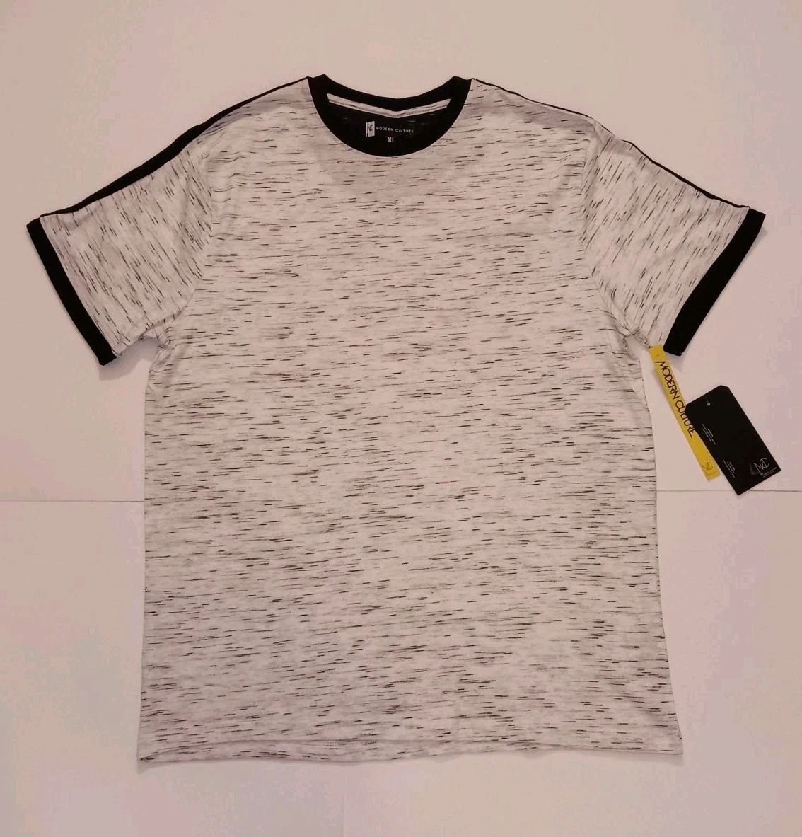 Modern Culture Mens Black & White Short Sleeve T-Shirt Size XL Unisex T-shirt, Sweatshirt, Hoodie, Long Sleeve Tee - T-Shirt, Sweatshirt, Hoodie