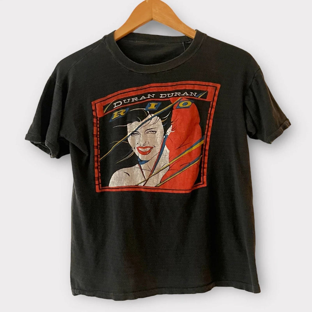 VTG Duran Duran Band Rio Album Black S to 5XL Concert Shirt EM310 Unisex T-shirt, Sweatshirt, Hoodie, Long Sleeve Tee - T-Shirt, Sweatshirt, Hoodie