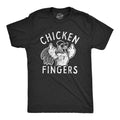 Mens Chicken Fingers T Shirt Funny Sarcastic Offensive Middle Finger Tee for Unisex T-shirt, Sweatshirt, Hoodie, Long Sleeve Tee - T-Shirt, Sweatshirt, Hoodie