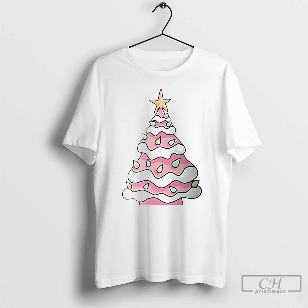 Classic Christmas Tree Candy Light White T Shirts Unisex T-shirt, Sweatshirt, Hoodie, Long Sleeve Tee - T-Shirt, Sweatshirt, Hoodie