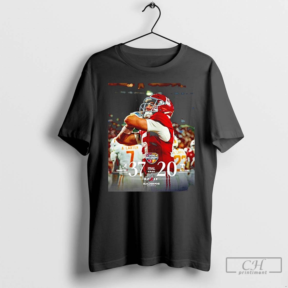 Classic Alabama Vs Tennessee Third Saturday Final 37 20 Score T Shirts Unisex T-shirt, Sweatshirt, Hoodie, Long Sleeve Tee - T-Shirt, Sweatshirt, Hoodie
