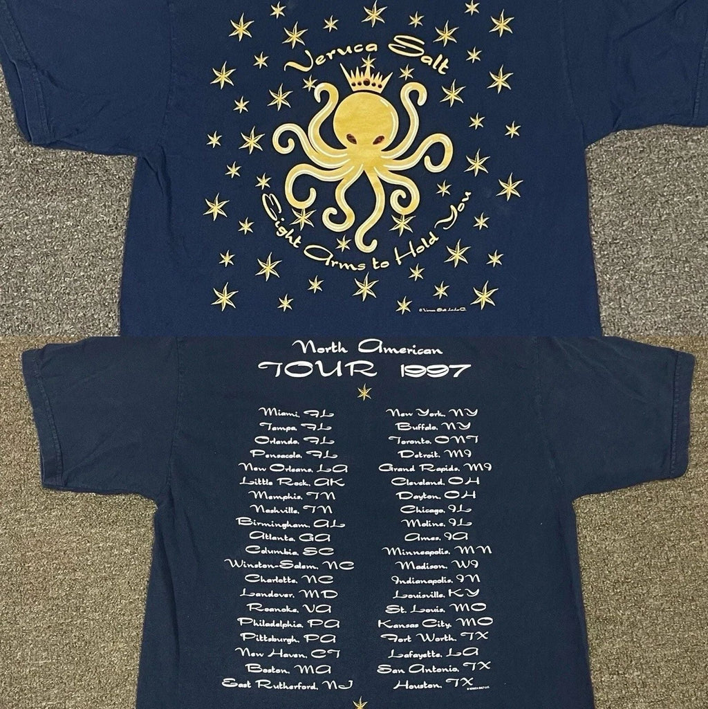 Veruca Salt Band North America Tour 1997 T Shirt Full Size S-5XL Unisex T-shirt, Sweatshirt, Hoodie, Long Sleeve Tee - T-Shirt, Sweatshirt, Hoodie