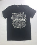 NY Summer Stage Black T Shirt  Graphic Crew Neck Stretch Unisex Size Medium Unisex T-shirt, Sweatshirt, Hoodie, Long Sleeve Tee - T-Shirt, Sweatshirt, Hoodie