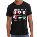 I Stand With Canada Greenland Mexico Panama Gaza Ukraine T-Shirt Unisex T-shirt, Sweatshirt, Hoodie, Long Sleeve Tee - T-Shirt, Sweatshirt, Hoodie