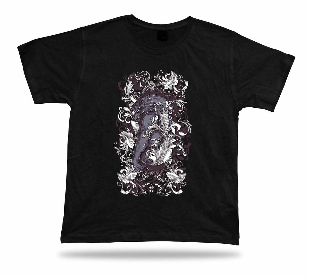 Werewolf Monster Floral design dark stylish vector birthday gift apparel tee Unisex T-shirt, Sweatshirt, Hoodie, Long Sleeve Tee - T-Shirt, Sweatshirt, Hoodie