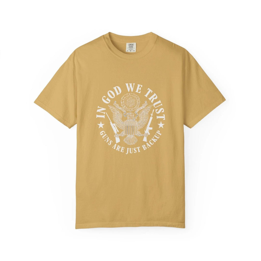 In GOD We Trust Graphic Tee, Casual Wear, Gift for Him/Her, Fashionable [...] Unisex T-shirt, Sweatshirt, Hoodie, Long Sleeve Tee - T-Shirt, Sweatshirt, Hoodie