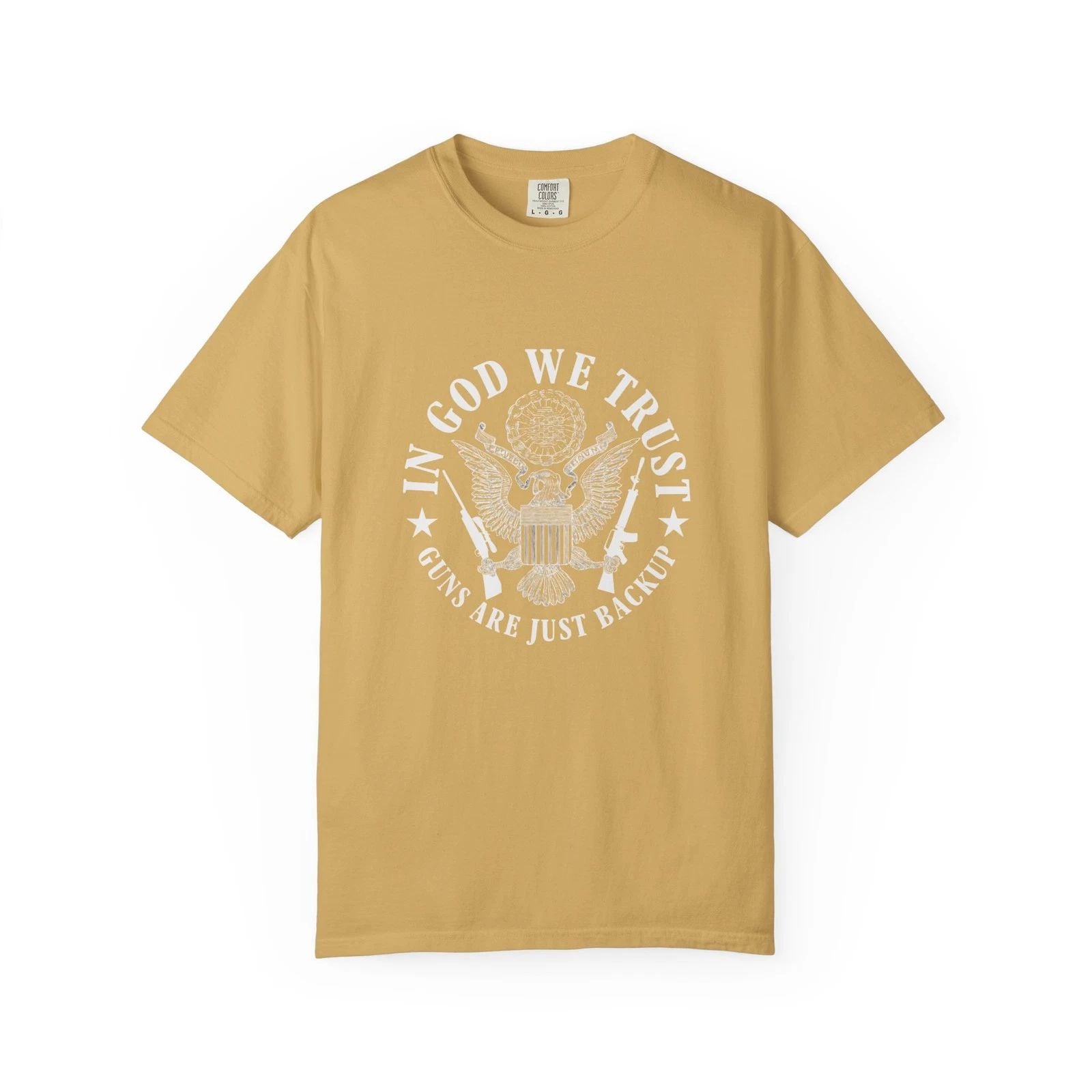 In GOD We Trust Graphic Tee, Casual Wear, Gift for Him/Her, Fashionable [...] Unisex T-shirt, Sweatshirt, Hoodie, Long Sleeve Tee - T-Shirt, Sweatshirt, Hoodie