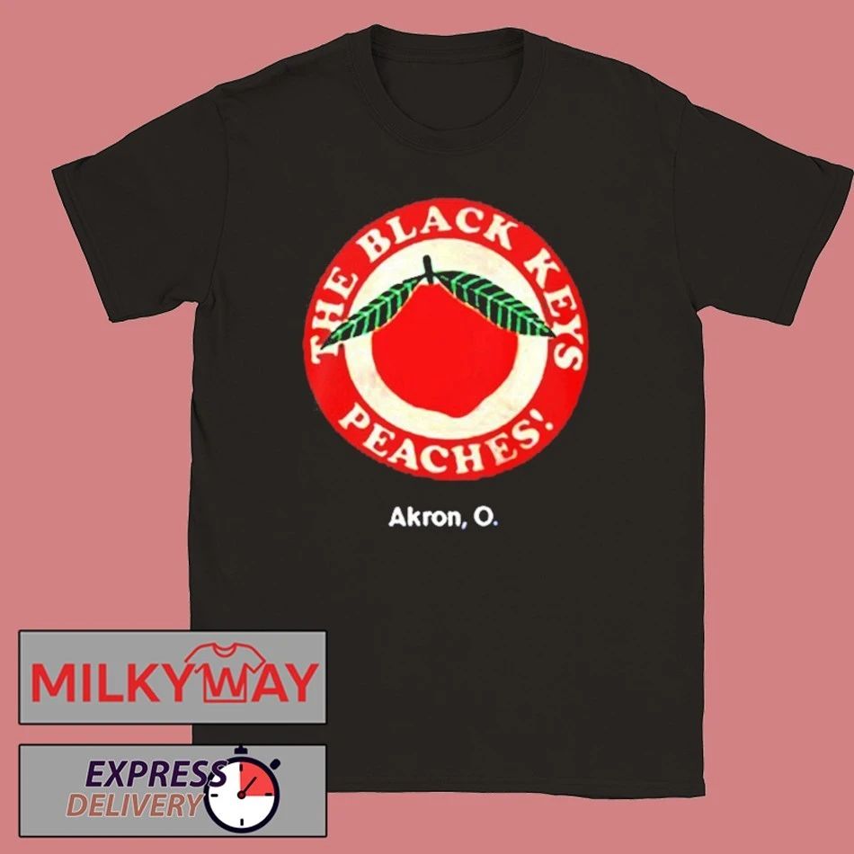 The Black Keys Peaches N Kream World Tour 2026 Painted Peach shirt Unisex T-shirt, Sweatshirt, Hoodie, Long Sleeve Tee - T-Shirt, Sweatshirt, Hoodie