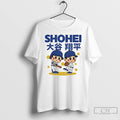 Classic Shohei Ohtani Superstar Cartoon Baseball Mlb T Shirts Unisex T-shirt, Sweatshirt, Hoodie, Long Sleeve Tee - T-Shirt, Sweatshirt, Hoodie