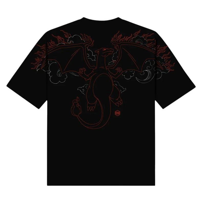Charizard T Shirt black, unisex black Tshirt Unisex T-shirt, Sweatshirt, Hoodie, Long Sleeve Tee - T-Shirt, Sweatshirt, Hoodie