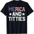 Merica And Funny Patriotic Adult Humor Women Men T-Shirt Unisex T-shirt, Sweatshirt, Hoodie, Long Sleeve Tee - T-Shirt, Sweatshirt, Hoodie