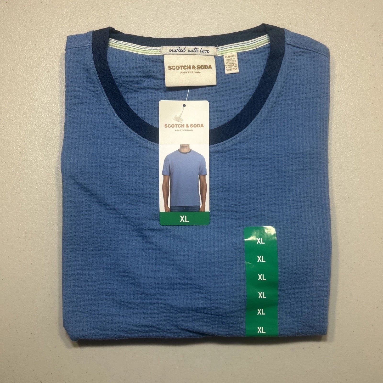 Scotch & Soda Amsterdam Mens Short Sleeve Tee Shirt Blue Size XL Unisex T-shirt, Sweatshirt, Hoodie, Long Sleeve Tee - T-Shirt, Sweatshirt, Hoodie